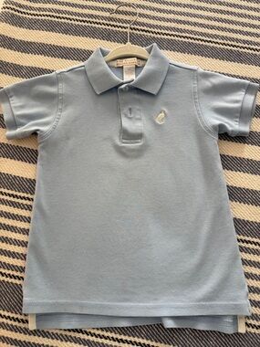 The Beaufort Bonnet Company Light Blue Kids Polo